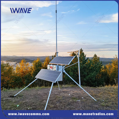 Τακτικός σταθμός βάσης VHF UHF MANET Ραδιοφωνικός σταθμός βάσης Ηλιακή ενέργεια