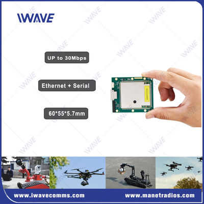 MIMO OEM IP MESH Module 600Mhz / 1.4Ghz συχνότητα για σμήνος UGV