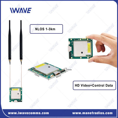Ασφαλής ασύρματος σύνδεσμος FHSS Mesh Manet Data Link Module για ρομποτική
