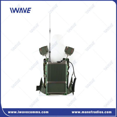 400MHz-470MHz UHF MANET Ραδιοφώνησης Επαναλαμβανόμενο φορητό ραδιόφωνο Ad Hoc