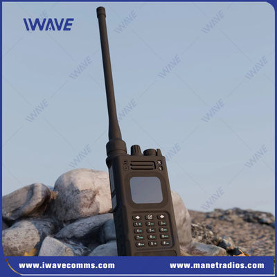 Πολλαπλές στροφές Τακτικό MANET ραδιόφωνα 136MHz-174MHz Χονδρικό ραδιόφωνο VHF