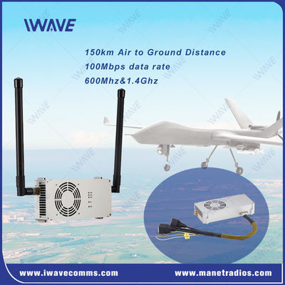 Μεταδότης σύνδεσης δεδομένων 100Mbps 150km Drone Ψηφιακός μεταδότης βίντεο