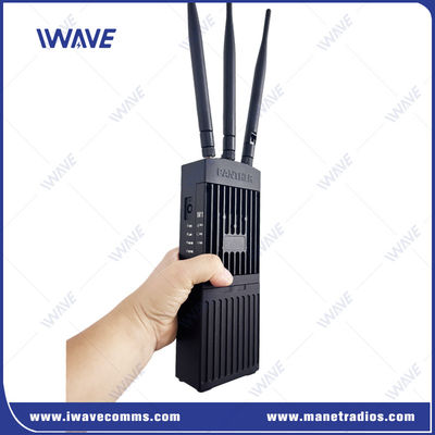 5W Τακτικός χειροκίνητος SDR MANET Mesh Transceiver με 2Tx 2Rx RF κανάλια